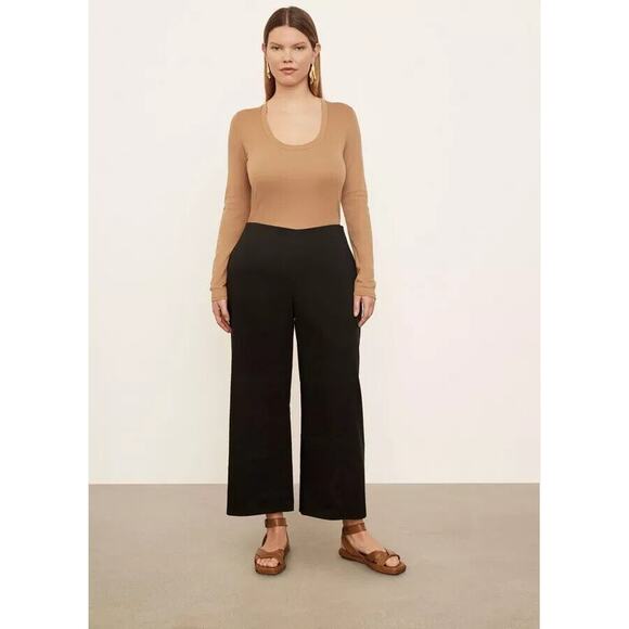 Vince Pants - Vince NWT Women's Crop Wide Leg Pant Black Size 2